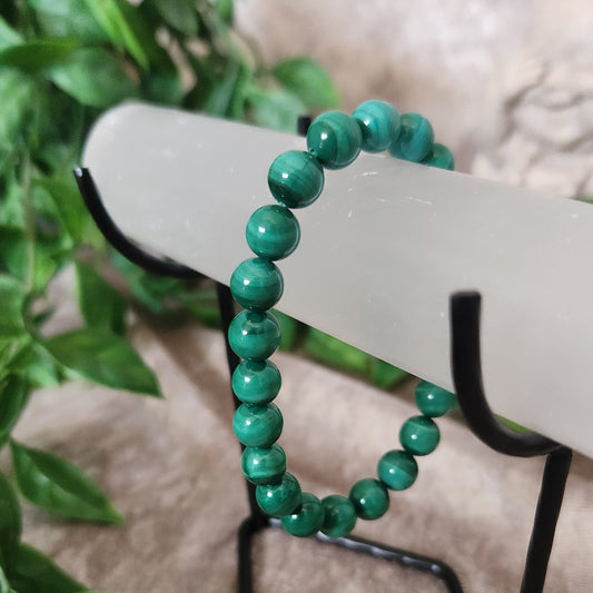 Malachite Bracelet – Crystal for Transformation & Protection – Spellbound Crystal Boutique