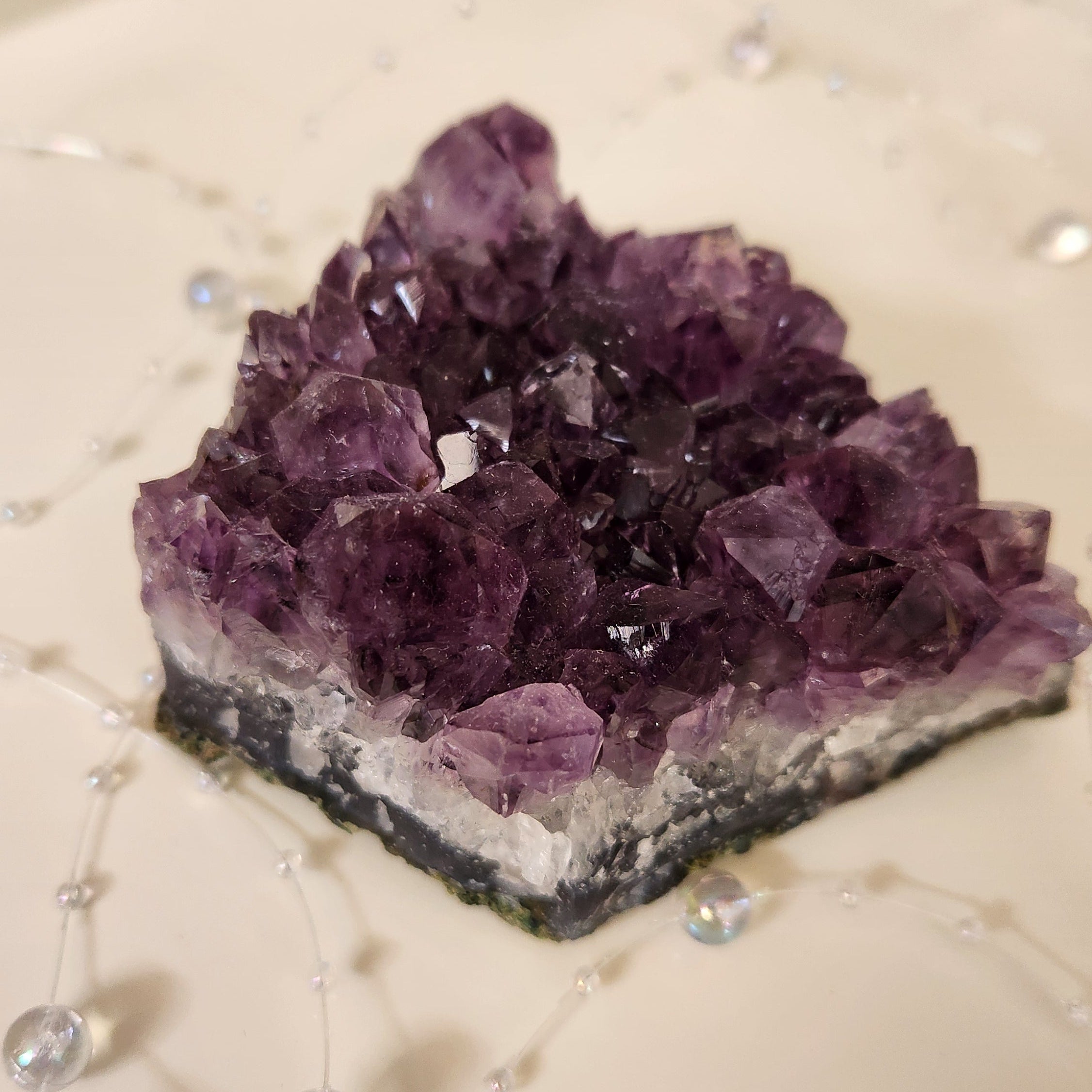 Amethyst Raw Cluster – Crown Jewel of Calm – Spellbound Crystal Boutique