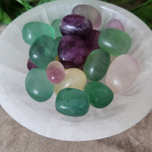 Fluorite Tumbles – Stone of Clarity & Focus – Spellbound Crystal Boutique