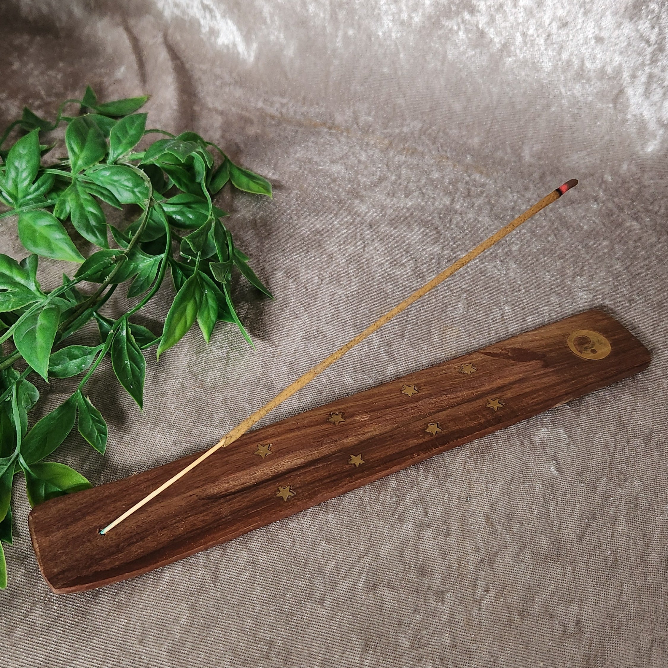 Yin-Yang Wooden Incense Holder – Harmony & Balance – Spellbound Crystal Boutique