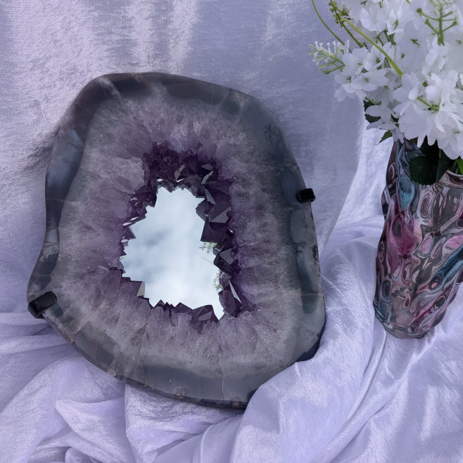 Amethyst Portal Mirror for a great boho decor gift idea for someone who loves boho style decor