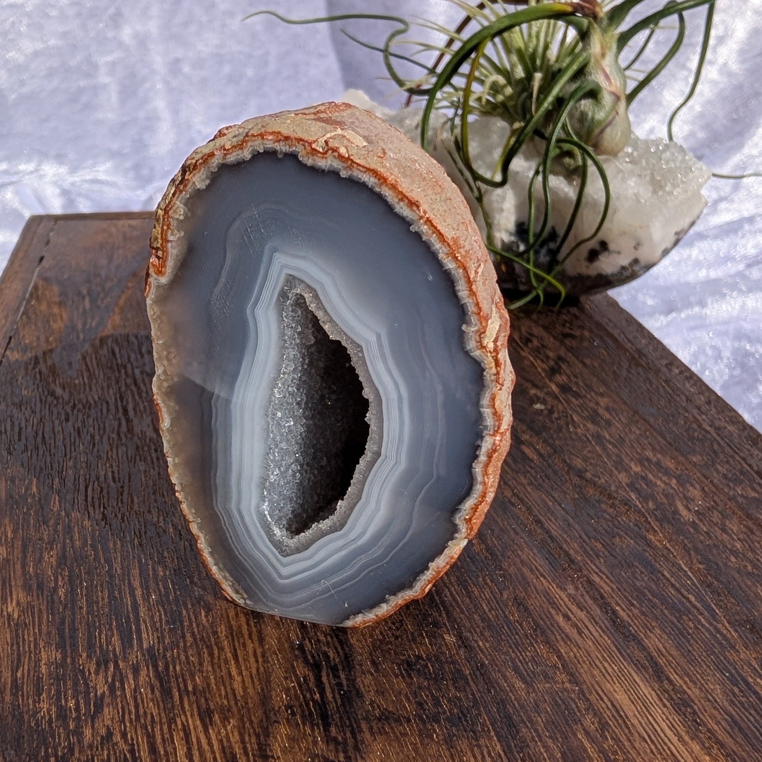 Agate Geode – Crystal for Stability, Calm & Balance – Spellbound Crystal Boutique