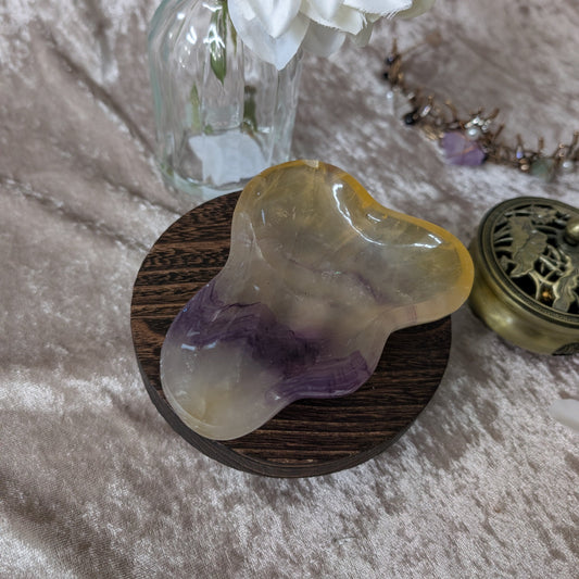 Candy Fluorite Bowl – Crystal of Joy, Clarity & Creative Confidence – Spellbound Crystal Boutique