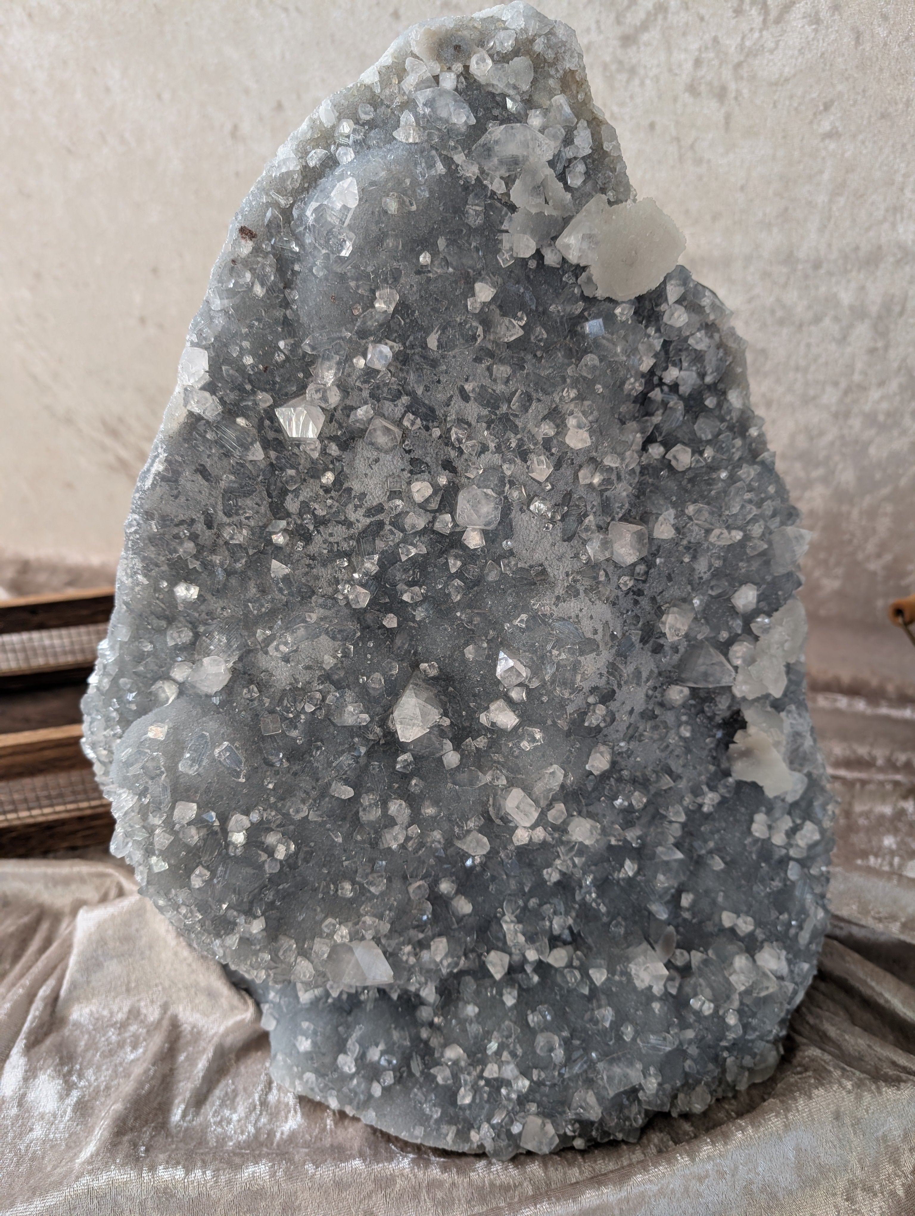 Highly collectable Chalcedony with Apophyllite and Zeolite at Spellbound Crystal Boutique