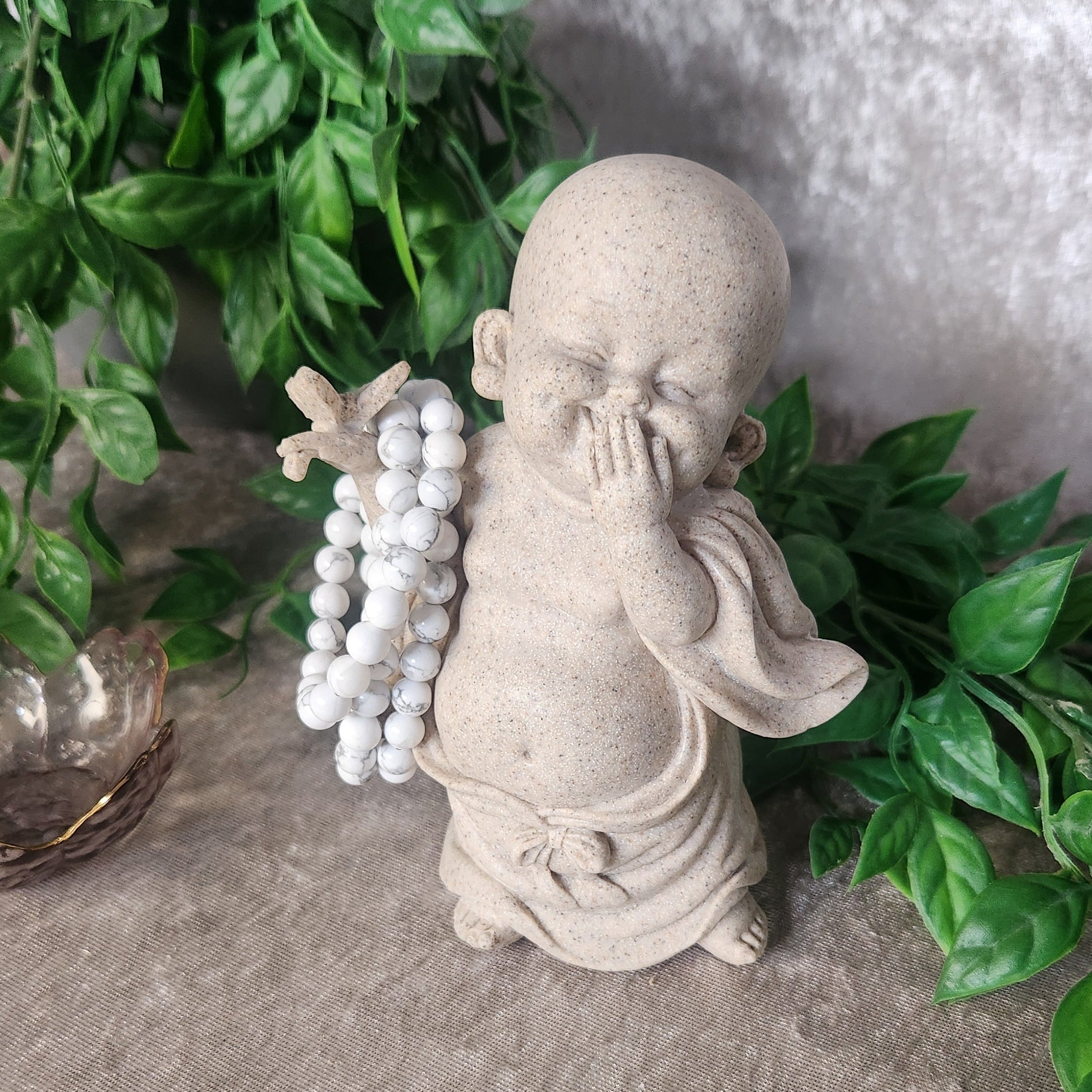 Calming Howlite crystal bracelet designed for emotional balance