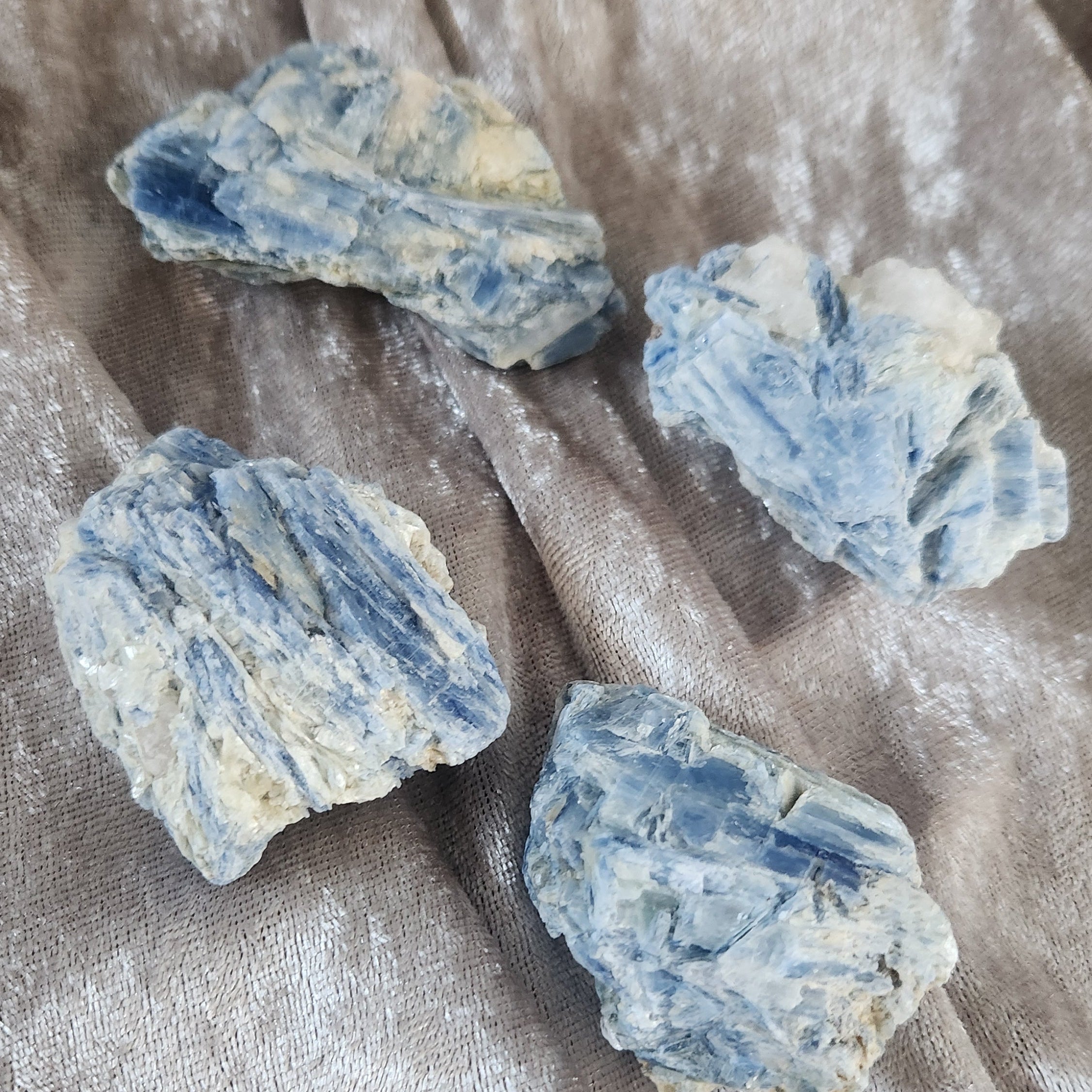 Raw Kyanite Pieces – High Vibration Crystal of Alignment – Spellbound Crystal Boutique