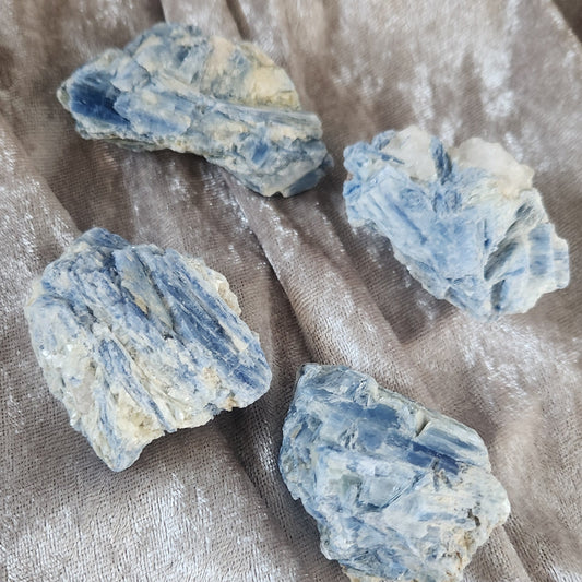 Raw Kyanite Pieces – High Vibration Crystal of Alignment – Spellbound Crystal Boutique
