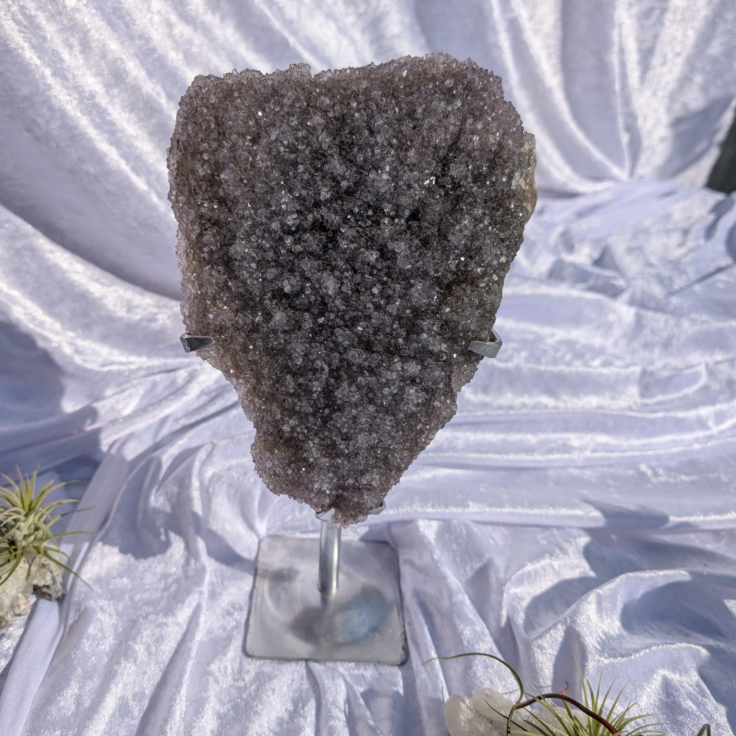 Black Amethyst Cluster – Crystal of Serenity, Intuition & Peace – Spellbound Crystal Boutique