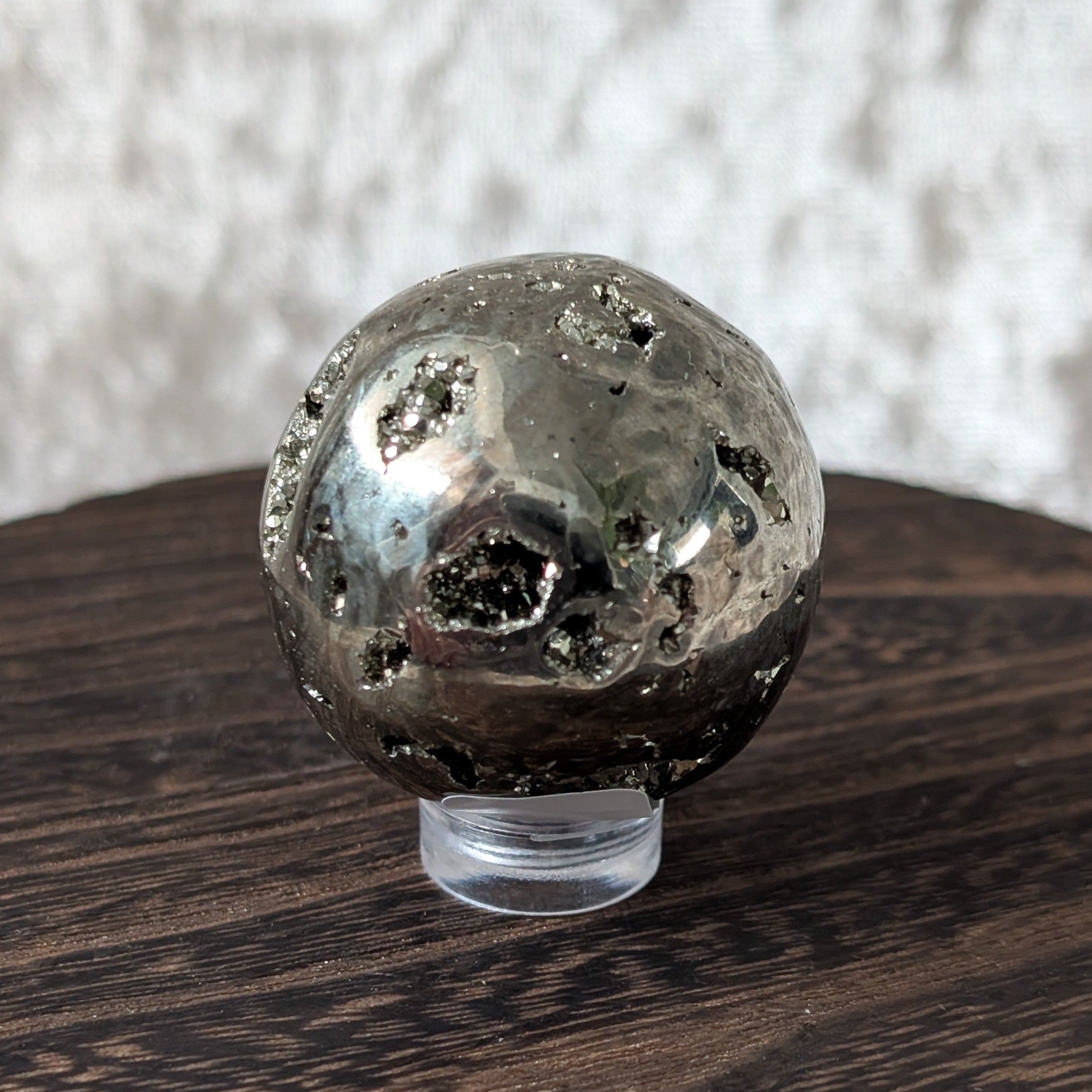 Pyrite Sphere – Stone of Abundance, Confidence & Protection – Spellbound Crystal Boutique