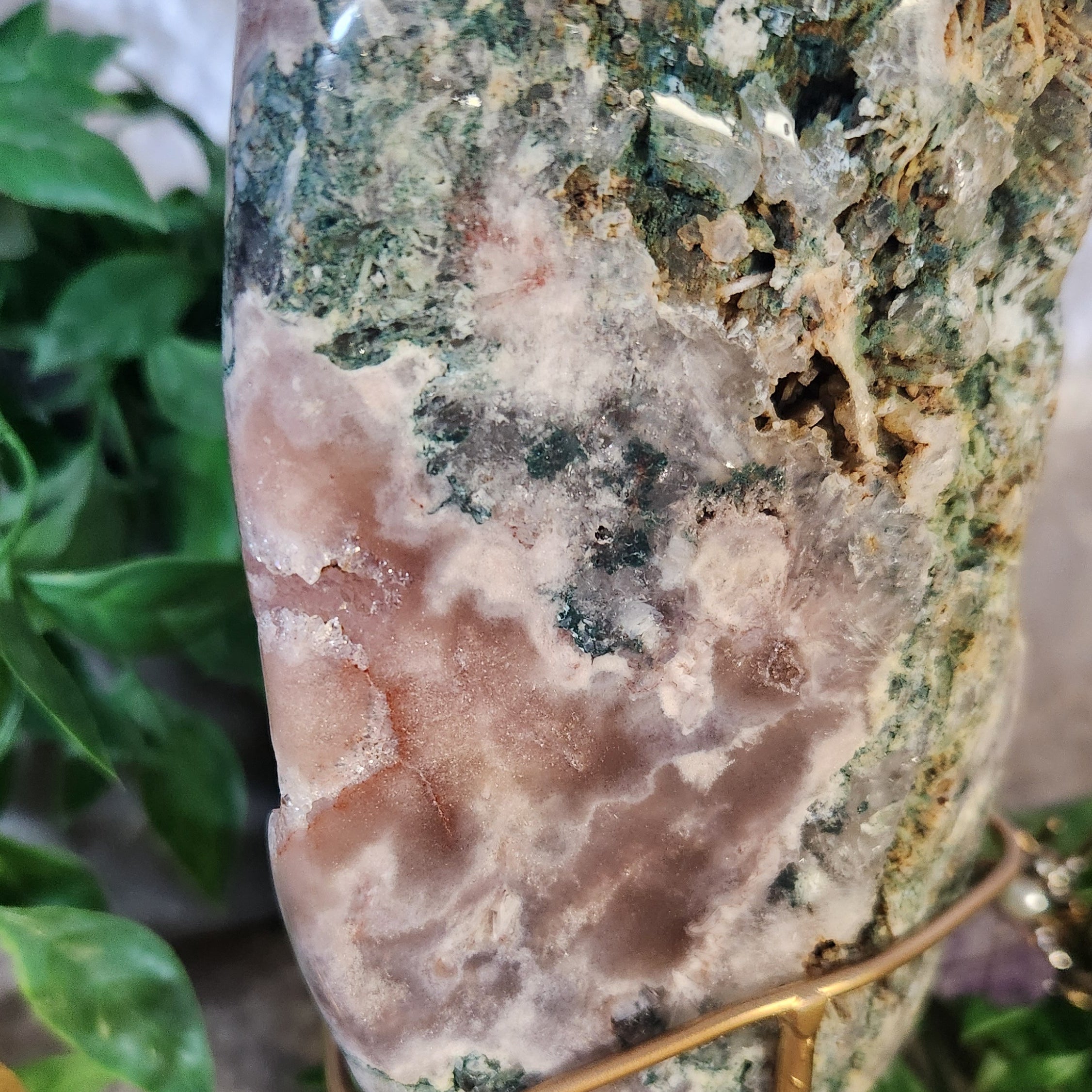 One of a kind Pink Amethyst druzy freeform from Brazil