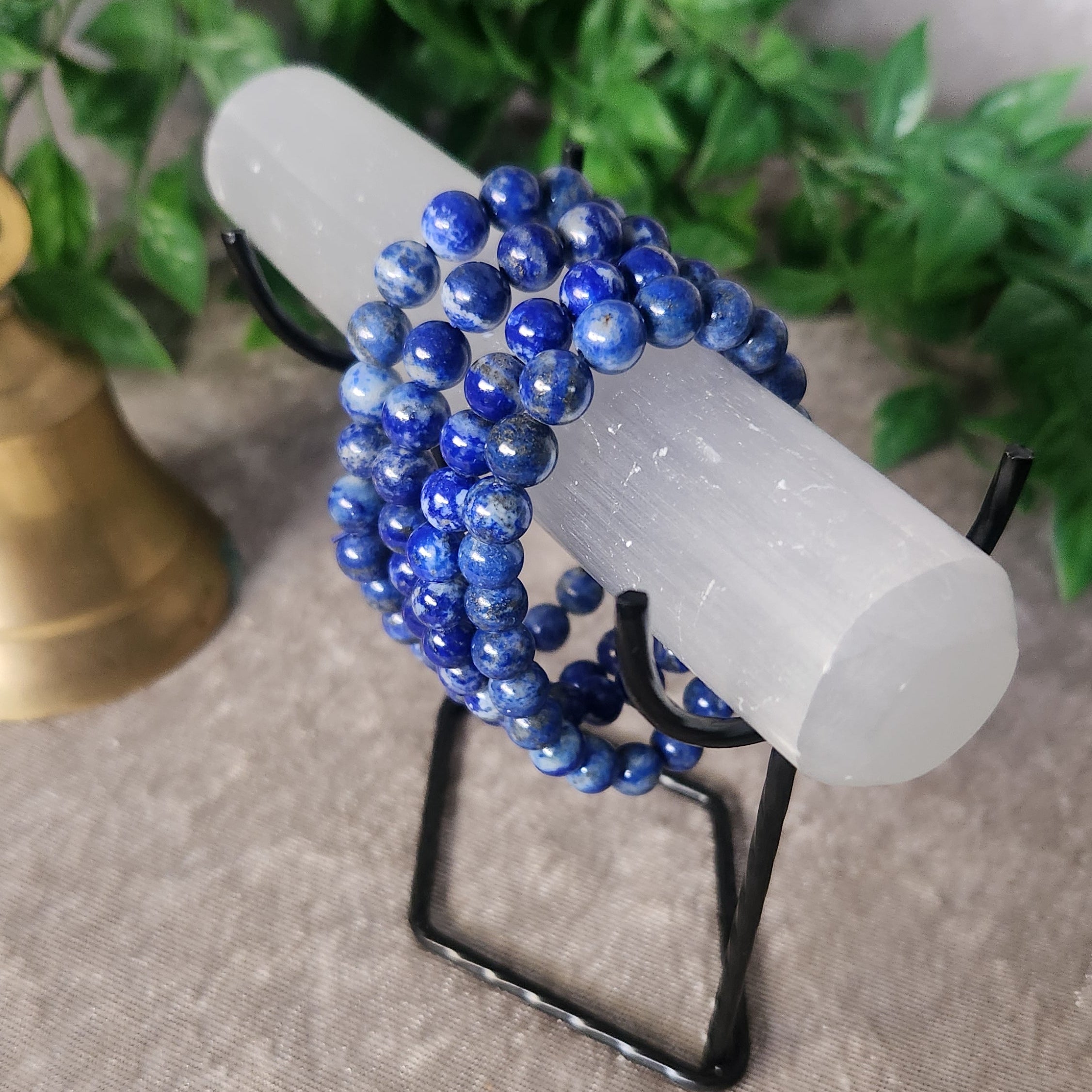 Calming Sodalite crystal bracelet designed for clarity and expression