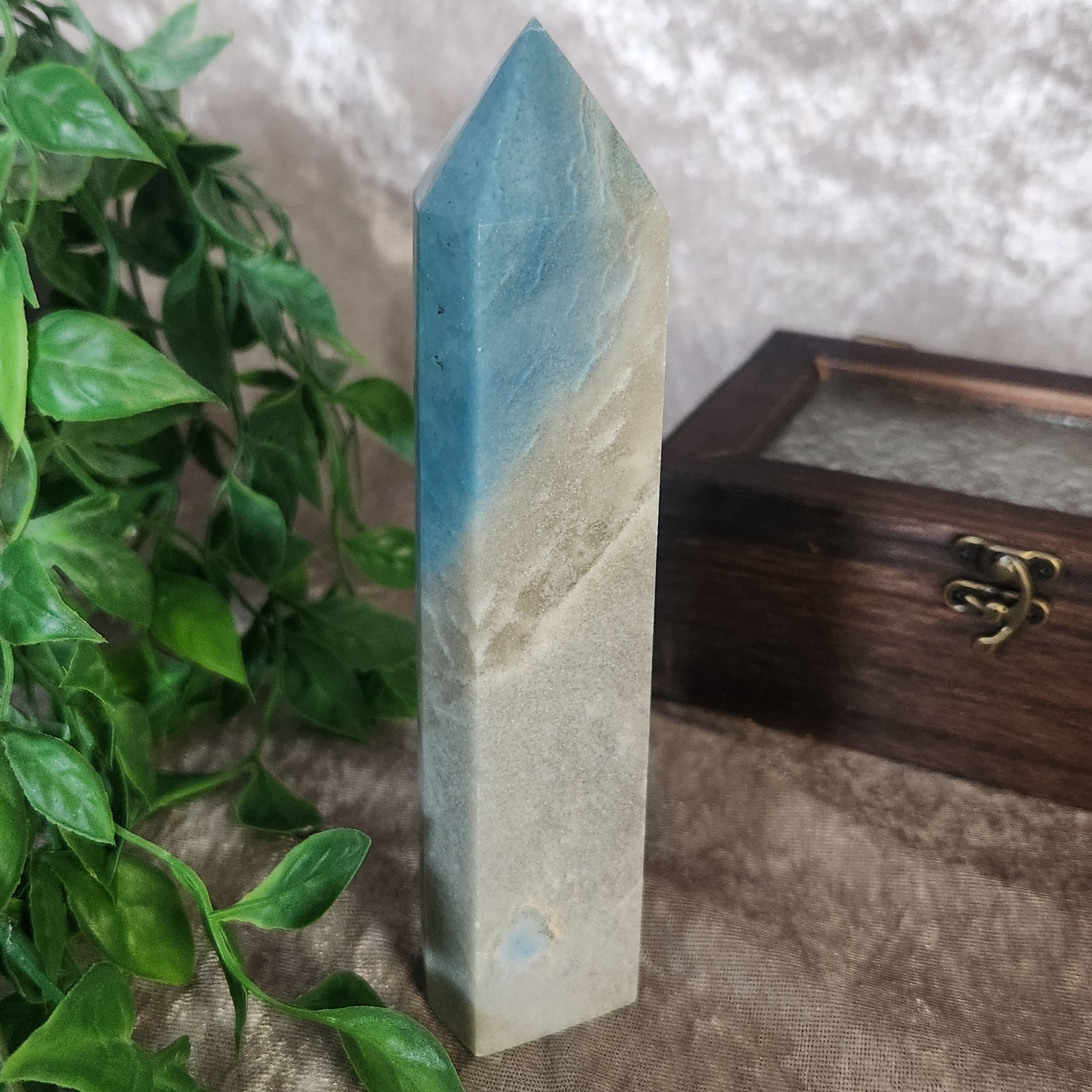 Dark troilite tower featuring metallic grey tones and angular polished facets