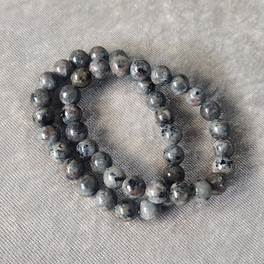 Yooperlite bracelet displayed on a neutral background