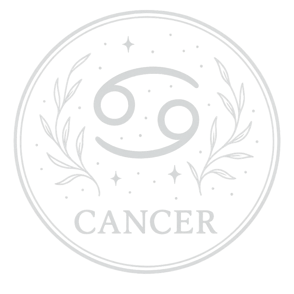 Cancer zodiac crystal collection