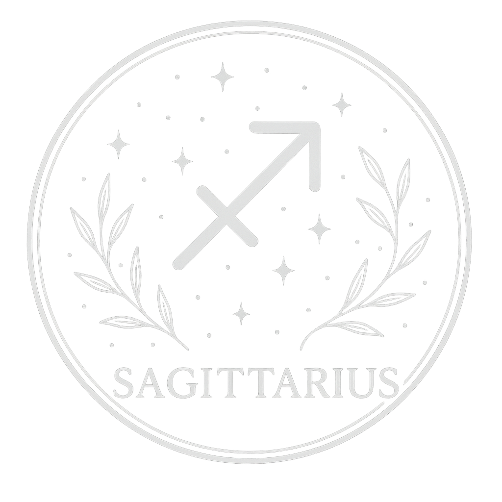 Sagittarius zodiac crystal collection