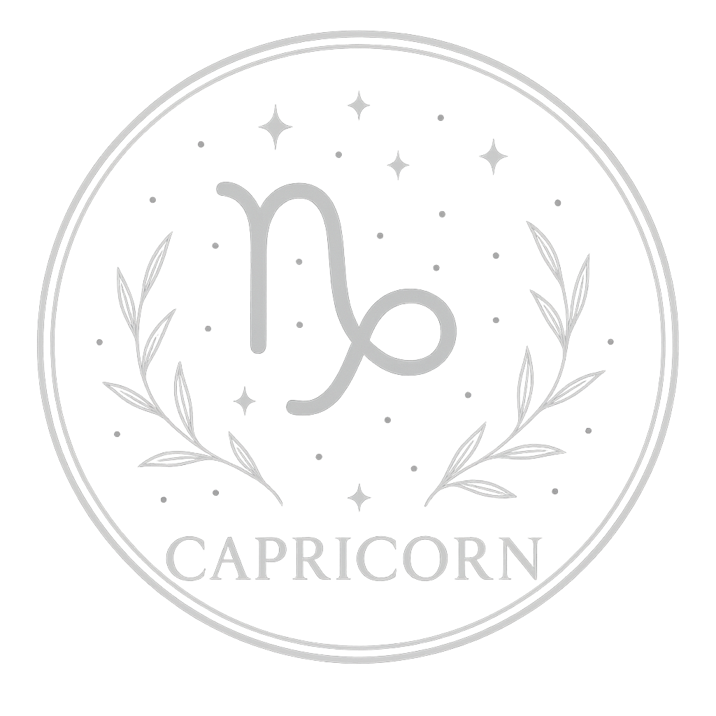 Capricorn zodiac crystal collection
