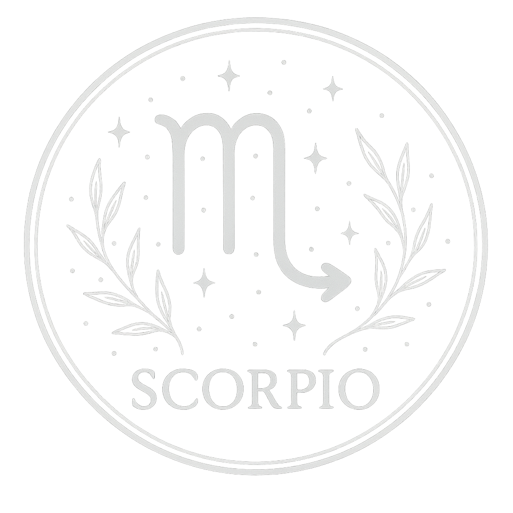 Scorpio zodiac crystal collection