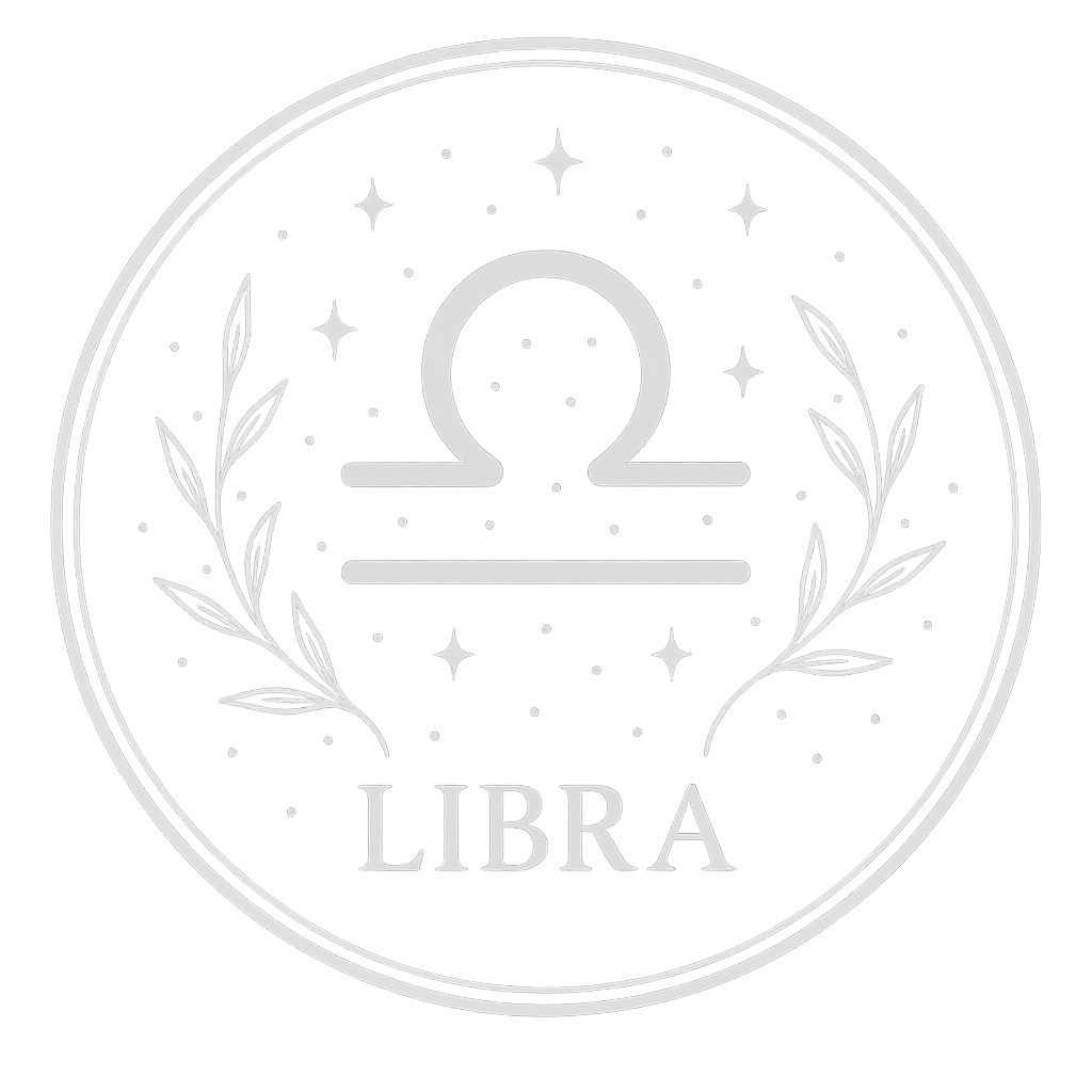 Libra zodiac crystal collection