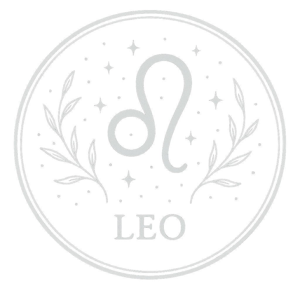 Leo zodiac crystal collection